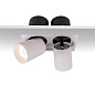 ART-1013 LED светильник двойной встраиваемый выдвижной в квадратной рамке Downlight   -  Встраиваемые светильники 